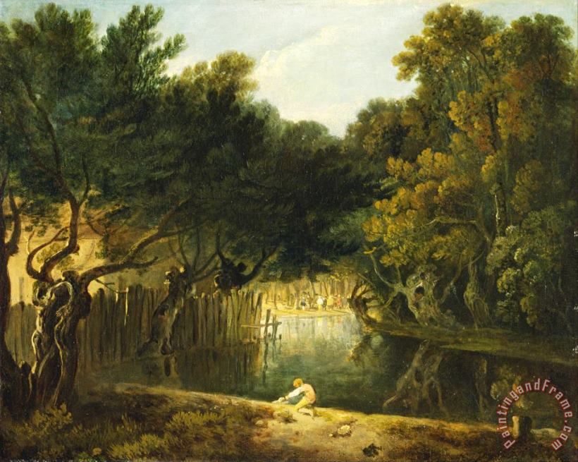 View of The Wilderness in St. James's Park painting - Richard Wilson View of The Wilderness in St. James's Park Art Print
