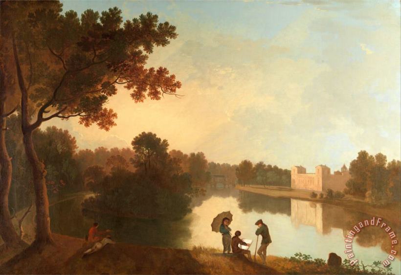 Wilton House From The Southeast painting - Richard Wilson Wilton House From The Southeast Art Print
