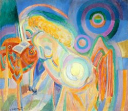 Robert Delaunay Femme Nue Lisant (nude Woman Reading)