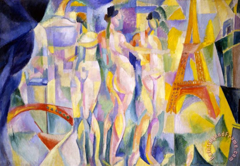 Robert Delaunay La Ville De Paris Art Painting