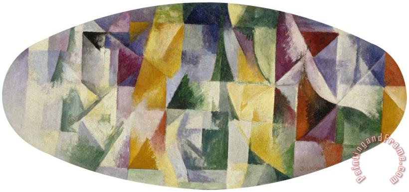 Robert Delaunay Windows Open Simultaneously 1st Part, 3rd Motif (fenetres Ouvertes Simulanement Iere Partie 3e Motif), 1912 Art Painting