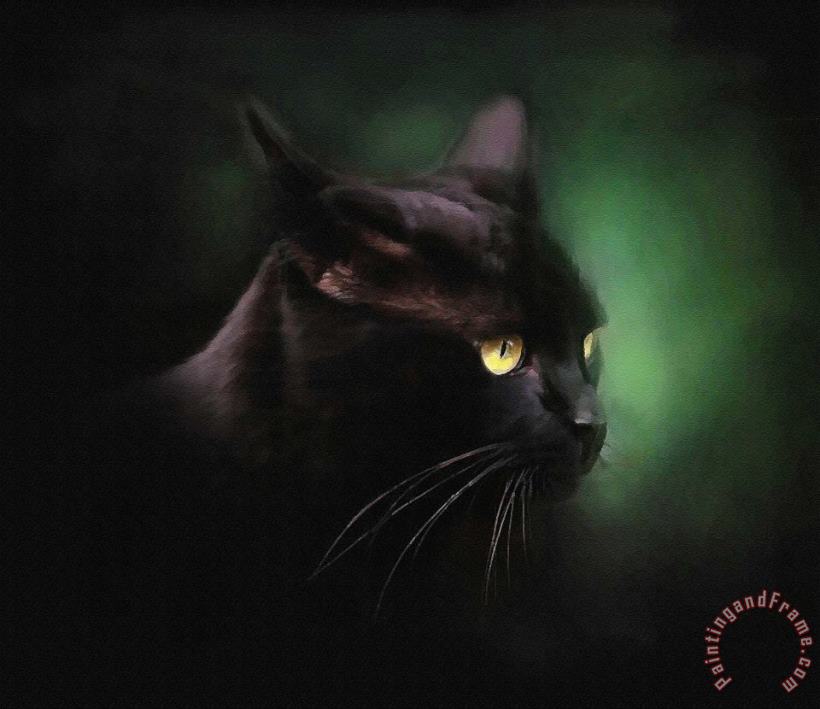 Robert Foster Black Cat Art Painting