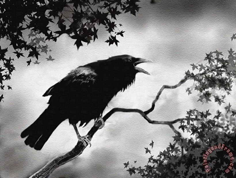 Raven's Song painting - Robert Foster Raven's Song Art Print