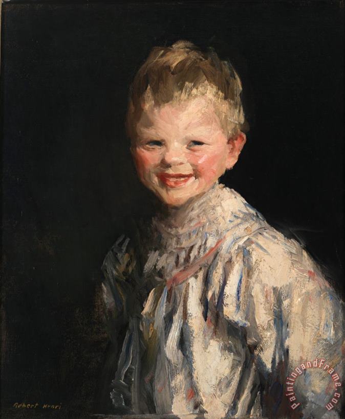 Robert Henri Laughing Child Art Painting