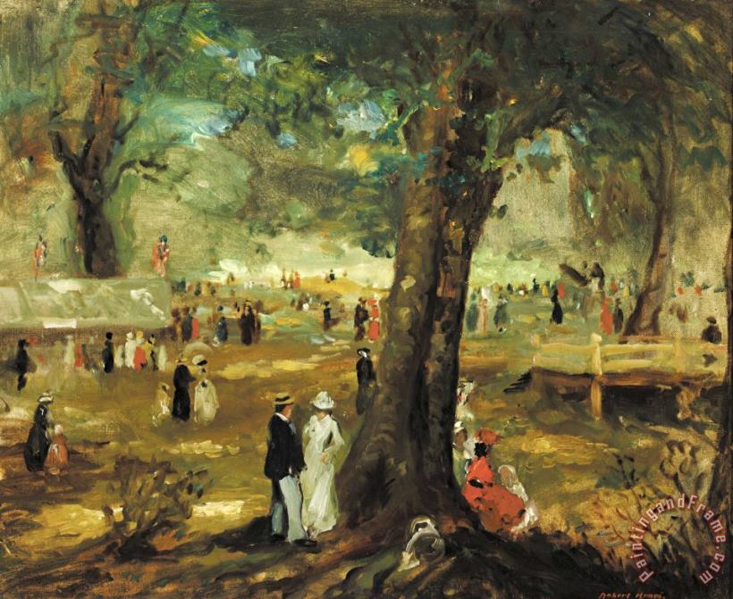 Robert Henri Picnic at Meshoppen, Pa Art Painting