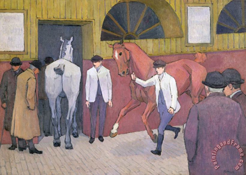 Robert Polhill Bevan The Horse Mart Art Print