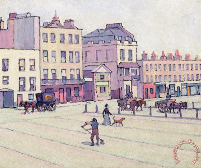 The Weigh House - Cumberland Market painting - Robert Polhill Bevan The Weigh House - Cumberland Market Art Print