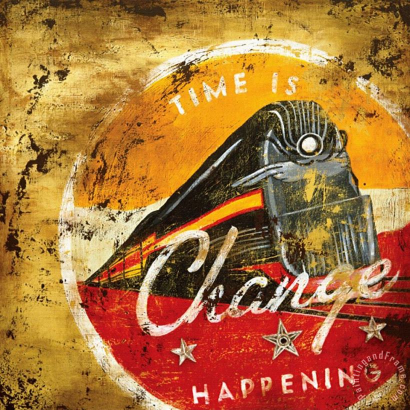 Change Happening painting - Rodney White Change Happening Art Print