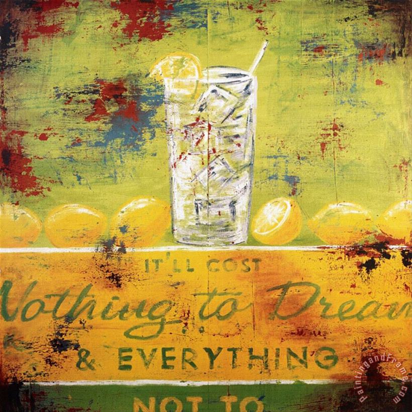 Rodney White Nothing to Dream Art Painting