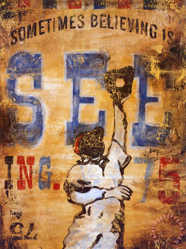 Sometimes Seeing Is Believing painting - Rodney White Sometimes Seeing Is Believing Art Print