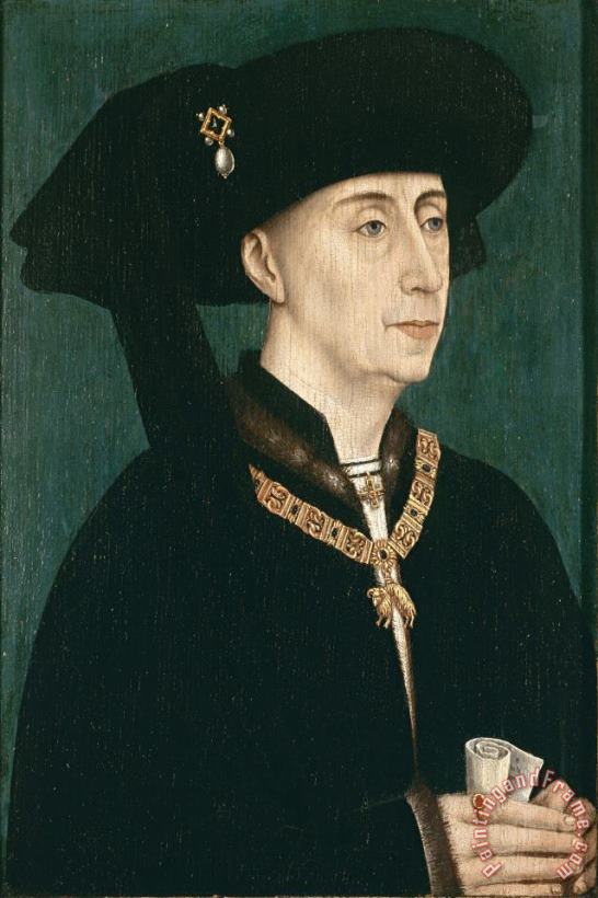 Rogier van der Weyden Portrait Of Philip The Good Art Painting