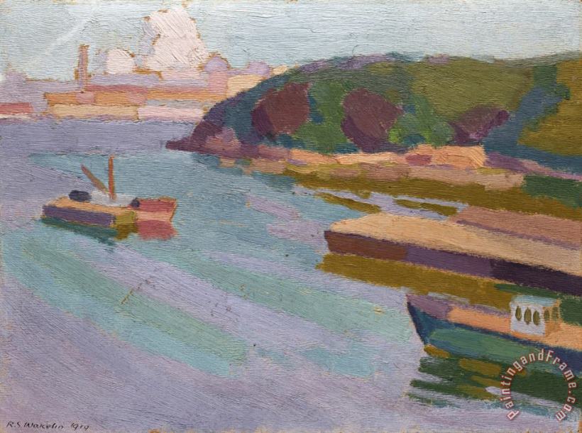 Roland Wakelin Berry's Bay Art Painting
