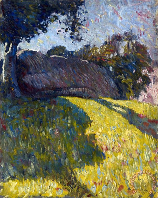 The Outcrop painting - Roland Wakelin The Outcrop Art Print