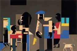 Romare Bearden Interior, 1968