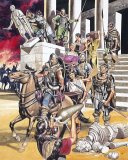 Ron Embleton Paintings - The Fall of the Roman Empire in the West by Ron Embleton