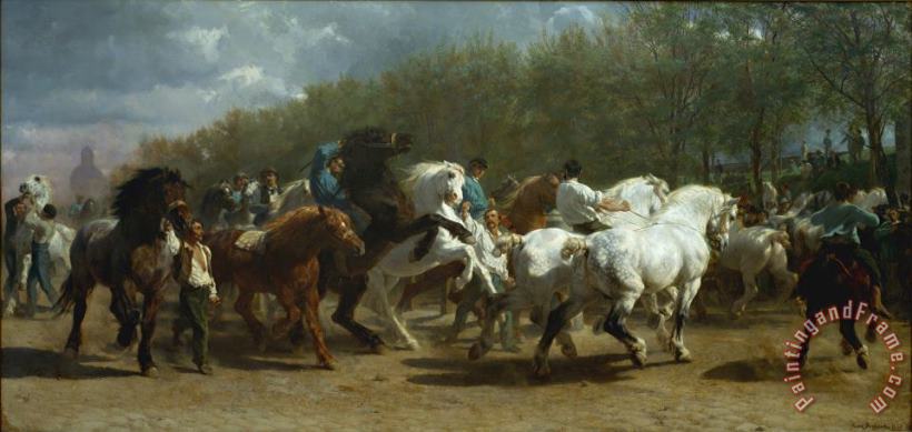 The Horse Fair painting - Rosa Bonheur The Horse Fair Art Print