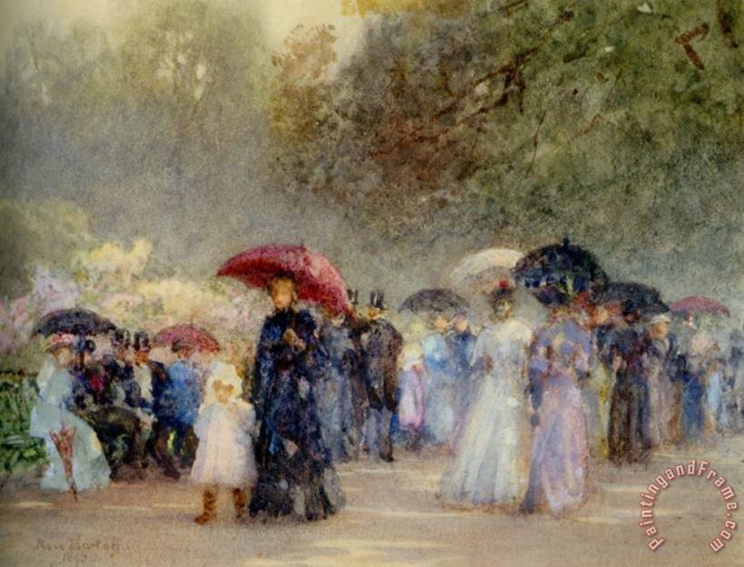 Hyde Park in May painting - Rose Barton Hyde Park in May Art Print