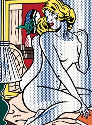 Roy Lichtenstein Blue Nude 1995