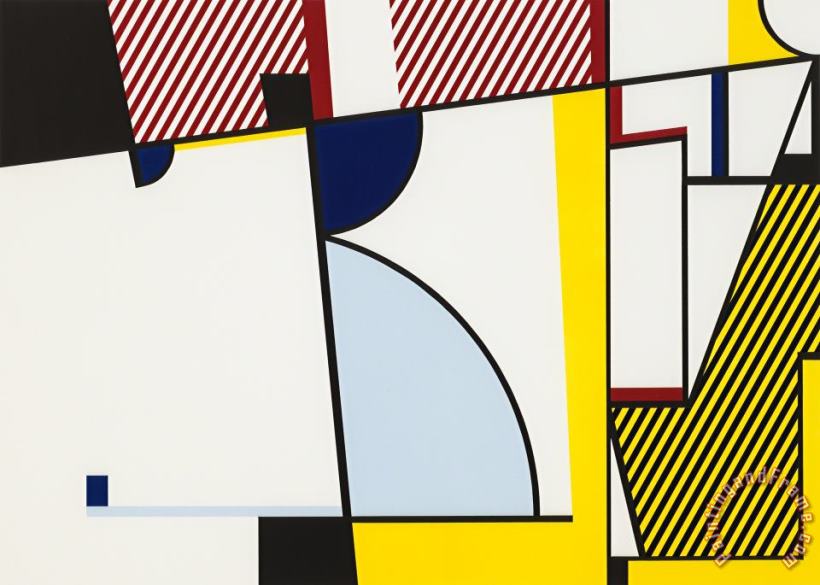 Bull #5,from Bull Profile Series, 1973 painting - Roy Lichtenstein Bull #5,from Bull Profile Series, 1973 Art Print