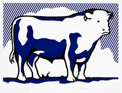 Roy Lichtenstein Bull II, From Bull Profile Series
