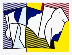 Roy Lichtenstein Bull III, From Bull Profile Series