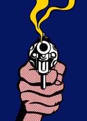 Roy Lichtenstein Gun