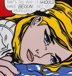Roy Lichtenstein Hopeless, 1964