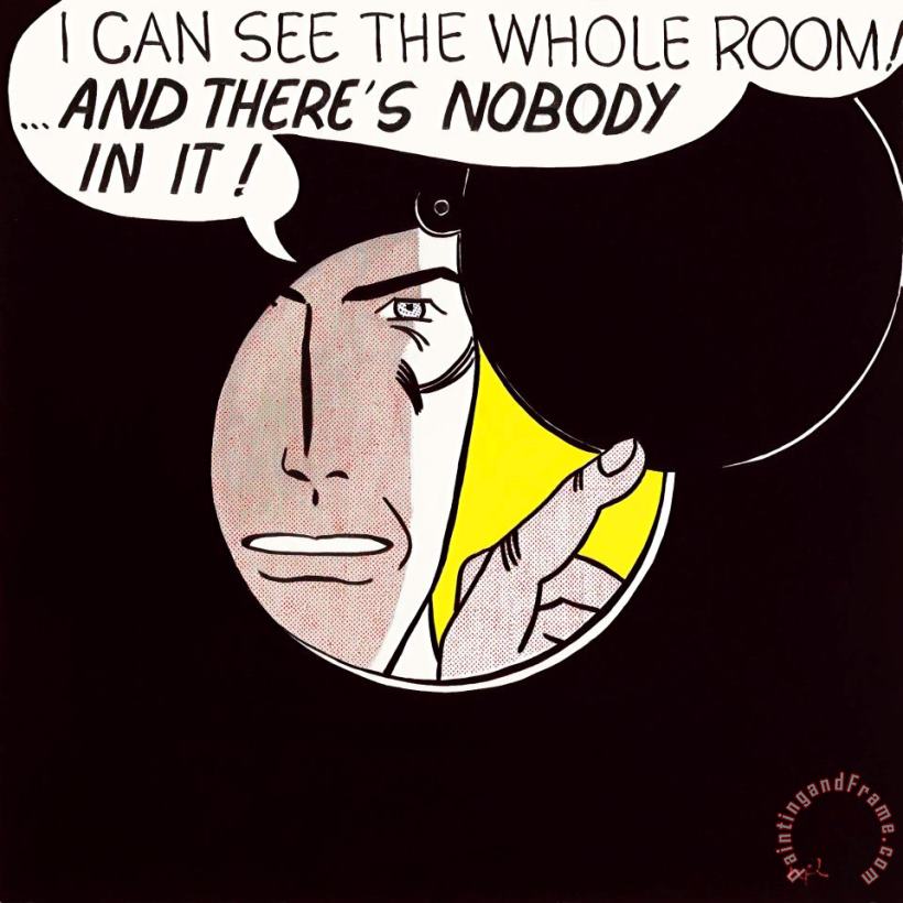 Roy Lichtenstein I Can See The Whole Room!and There's Nobody in It!, 1961 Art Print