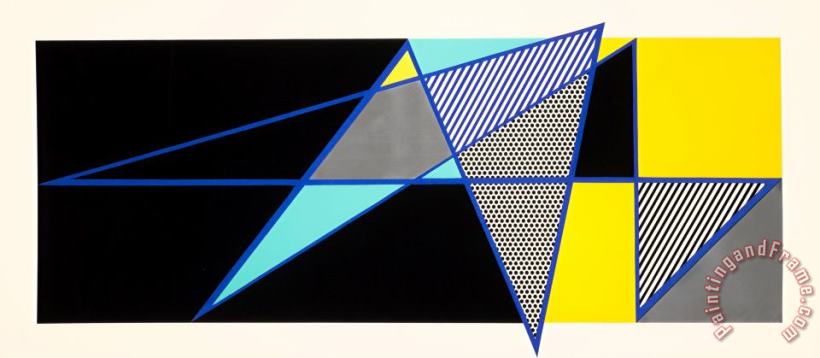 Roy Lichtenstein Imperfect #1, From Imperfect Series, 1988 Art Painting