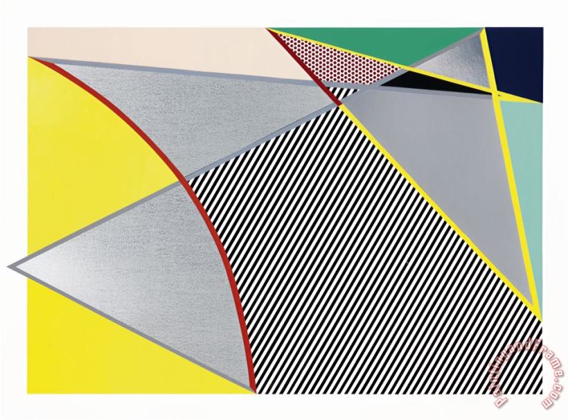 Roy Lichtenstein Imperfect #2, From Imperfect Series, 1988 Art Painting