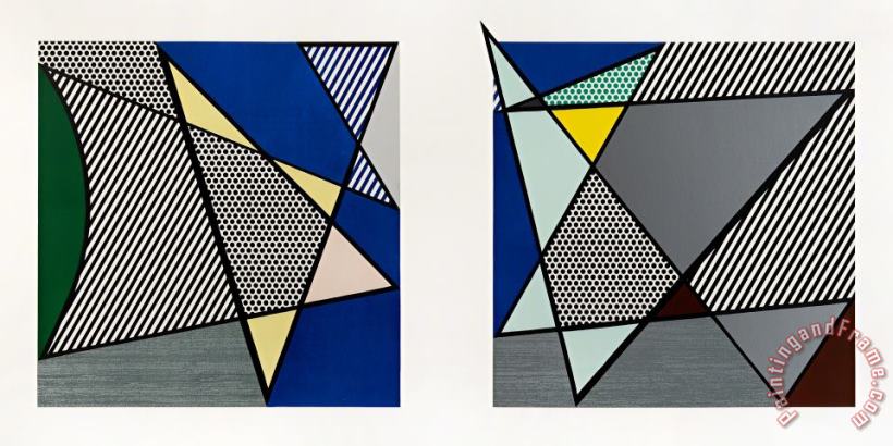 Roy Lichtenstein Imperfect #3, From Imperfect Series, 1988 Art Painting