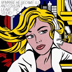 Roy Lichtenstein M Maybe C 1965
