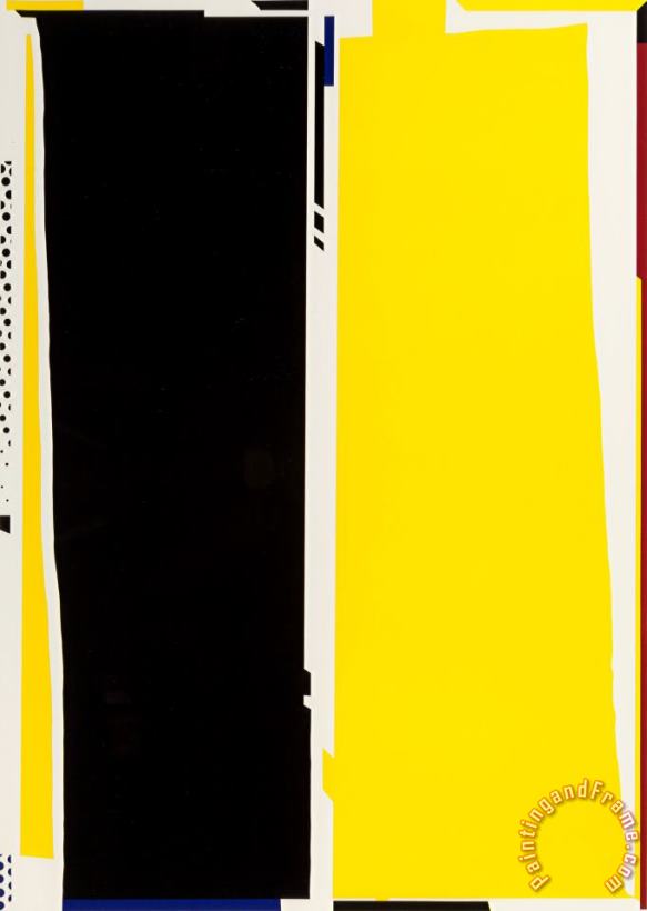 Mirror # 5 (from Mirror Series), 1972 painting - Roy Lichtenstein Mirror # 5 (from Mirror Series), 1972 Art Print