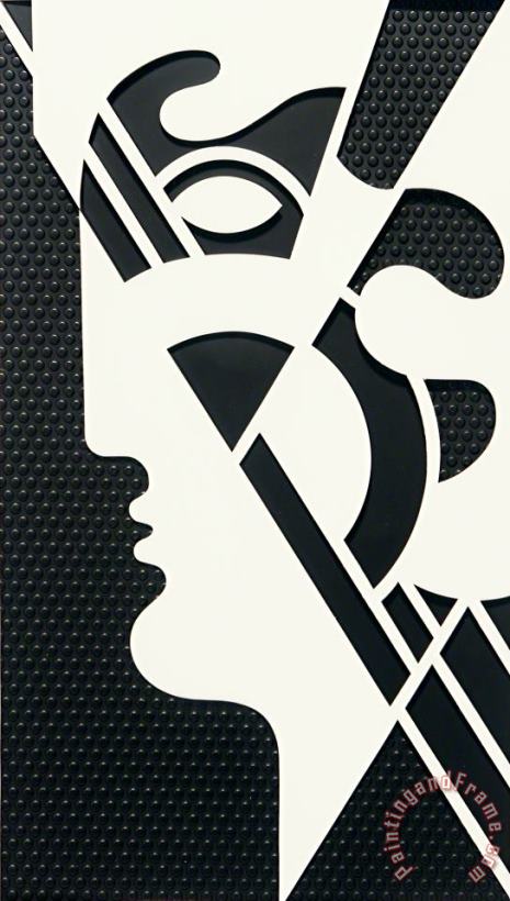 Modern Head #5, From Modern Head Series, 1970 painting - Roy Lichtenstein Modern Head #5, From Modern Head Series, 1970 Art Print