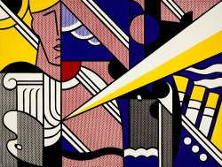 Roy Lichtenstein Modern Painting with Ionic Column, 1967