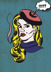 Roy Lichtenstein Pink Lady 1985