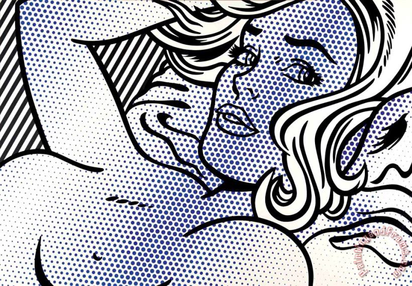 Roy Lichtenstein Seductive Girl, 1996 Art Print