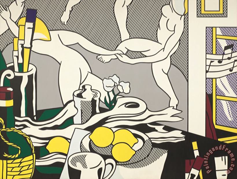The Dance painting - Roy Lichtenstein The Dance Art Print