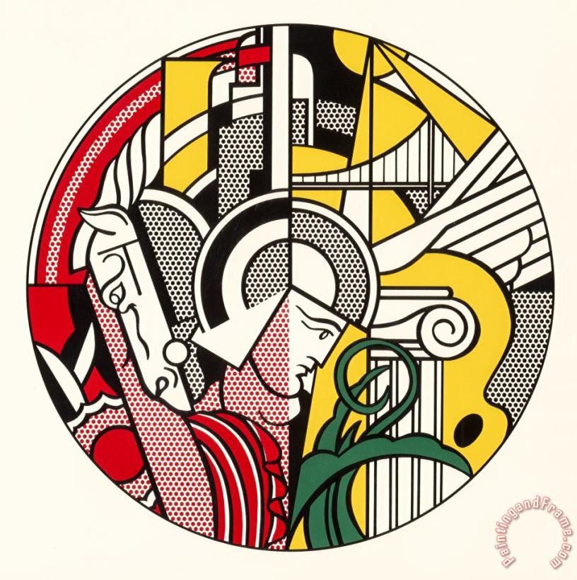 Roy Lichtenstein The Solomon R. Guggenheim Museum Poster, 1969 Art Print
