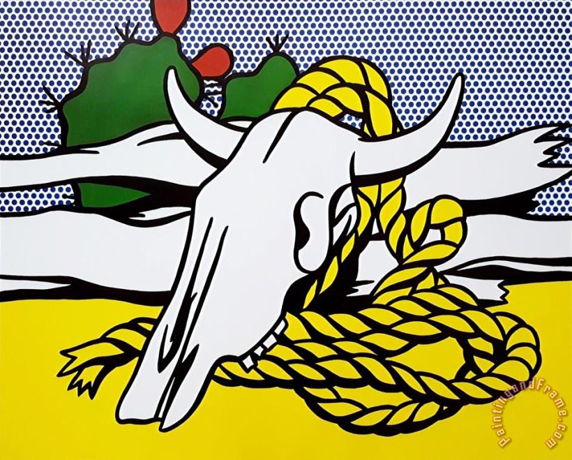 Roy Lichtenstein The West As Art, 1982 Art Painting