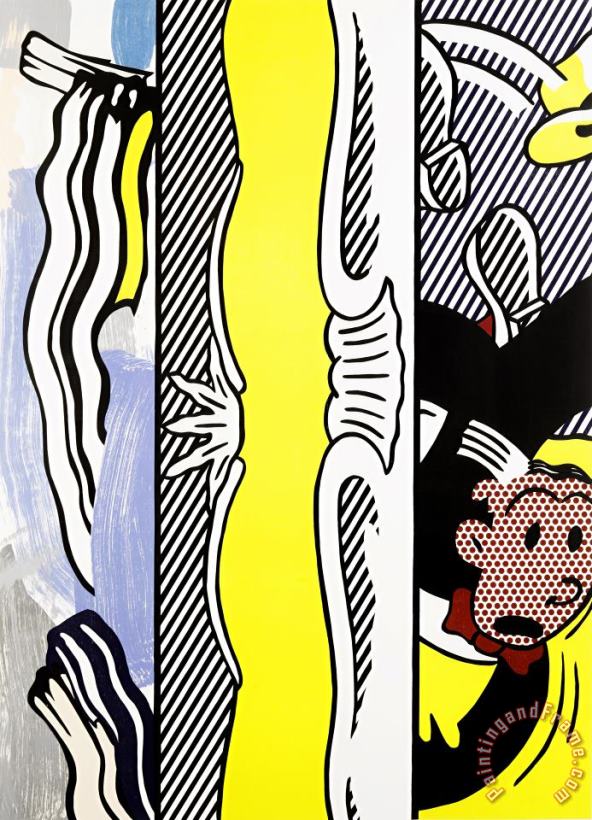 Roy Lichtenstein Two Paintings Dagwood, 1984 Art Print