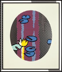 Roy Lichtenstein Water Lilies Blue Lily Pads, 1992
