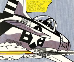 Roy Lichtenstein Whaam Panel 1 of 2