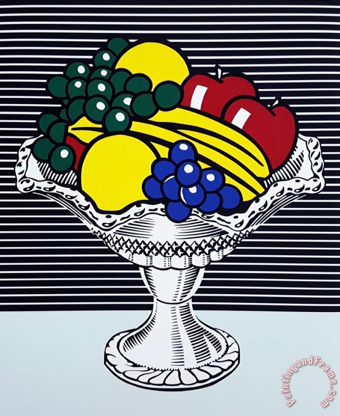 Roy Lichtenstein Whitney Museum of American Art (still Life with Crystal Bowl), 1981 Art Painting