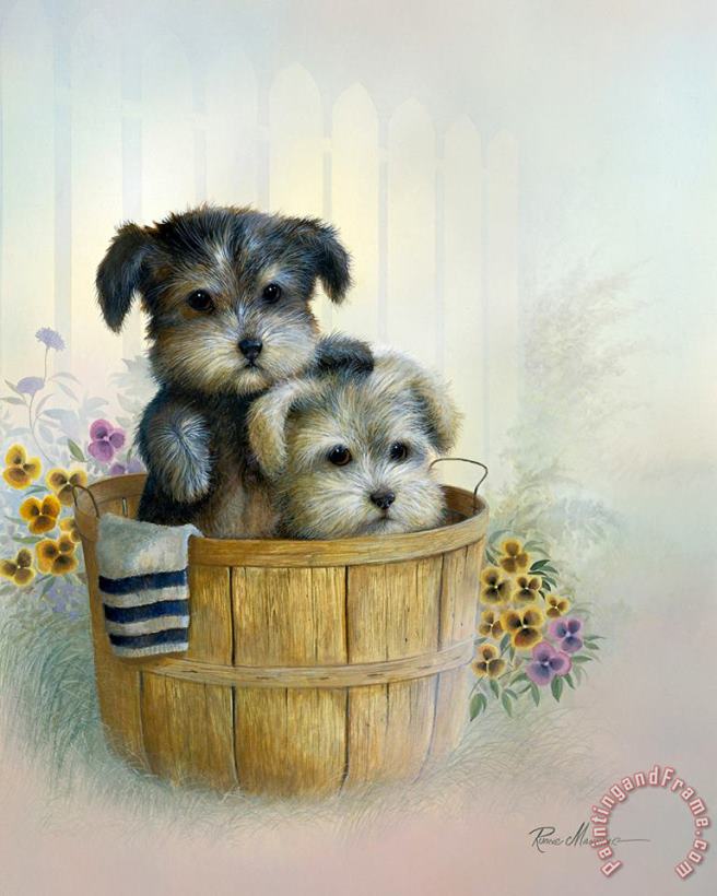 Brotherly Love painting - Ruane Manning Brotherly Love Art Print