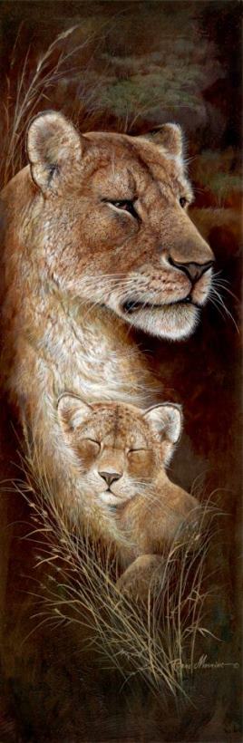 Proud Mother painting - Ruane Manning Proud Mother Art Print