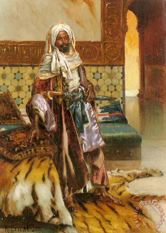 The Arab Prince painting - Rudolf Ernst The Arab Prince Art Print