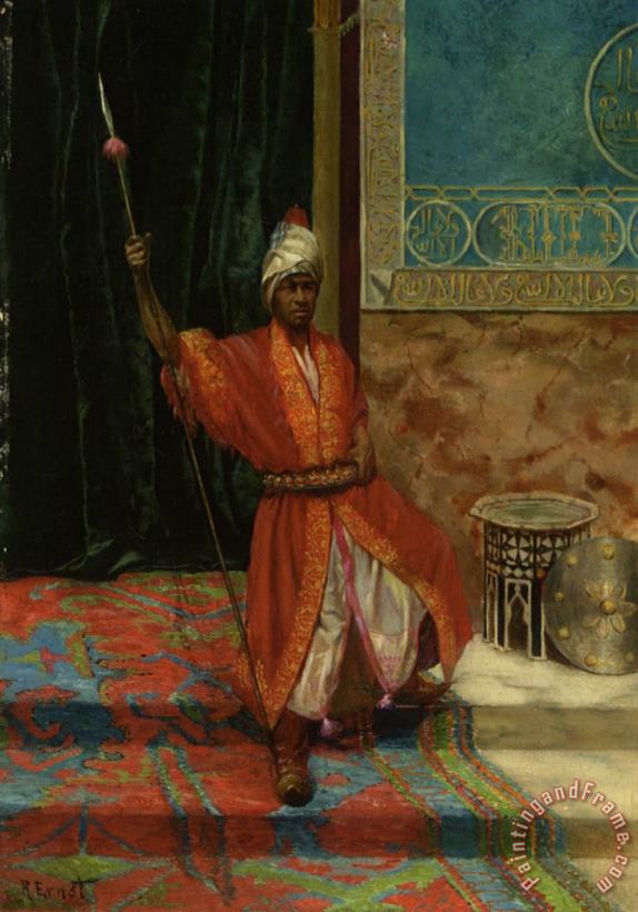 Rudolf Ernst The Sultan's Guard Art Print