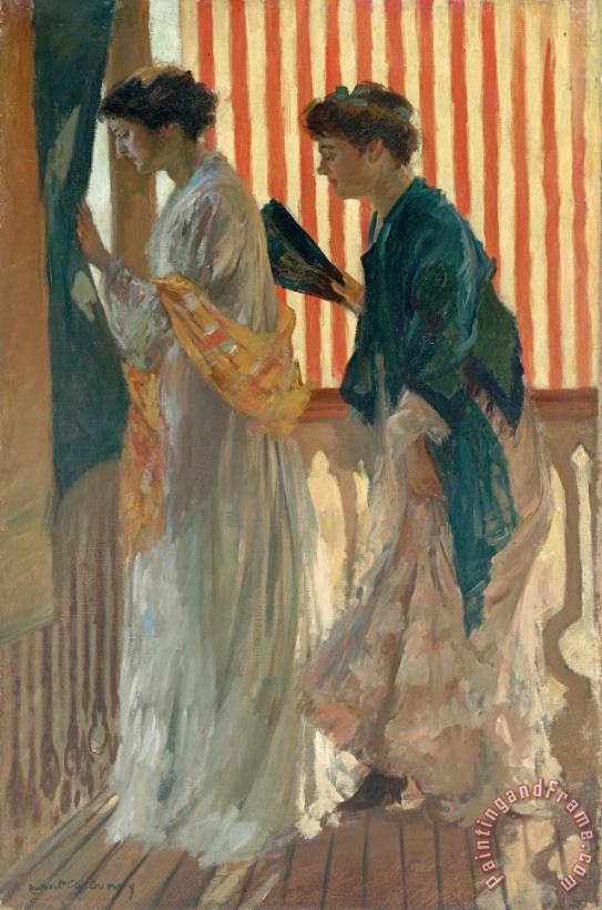 Rupert Bunny Who Comes? Art Painting