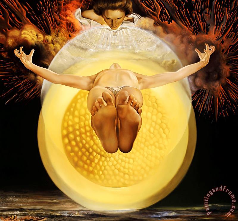 Salvador Dali Ascension Art Painting
